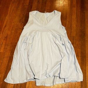 Light Blue Sleeveless Dress